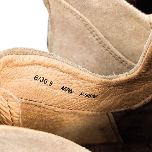 Born Women Arula Sand Suede Western Back Zip ankle Boots size 6 - Picture 7 of 7